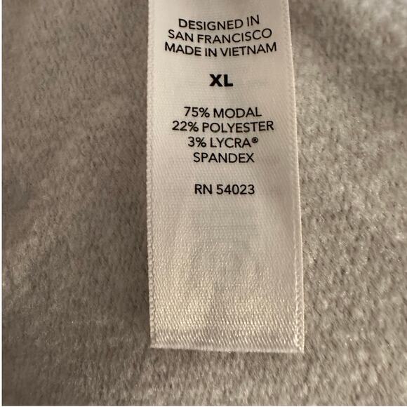 Athleta Purana Wrap Long Sleeve Sweater Top Size XL Travel Athleisure Soft - Picture 6 of 8